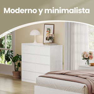 Armoire de rangement sur pied VASAGLE pour chambre à coucher Moderne et bon marché <span class=keywords><strong>8</strong></span> <span class=keywords><strong>tiroirs</strong></span> <span class=keywords><strong>Commode</strong></span> nordique - Product Image 2