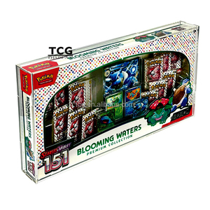 Boîte de collection TCG Premium avec protection UV transparente pour cartes Pokémon TCG Scarlet & Violet 151 Blooming Waters, en acrylique premium - Product Image 1