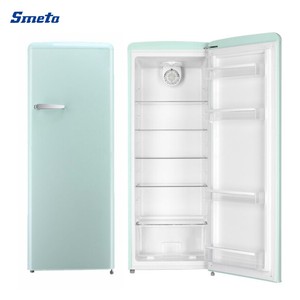 Réfrigérateur à porte simple avec poignée en métal chromé, réfrigérateur vintage pour DSR-225WU, réfrigérateur à porte simple - Product Image 5