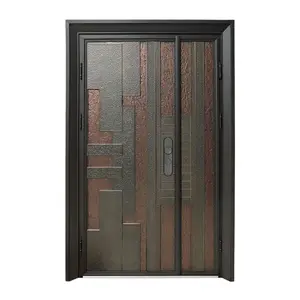 China Supplier Factory Direct Steel Security Doors Exterior Main Gate Metal Security Door For Sale