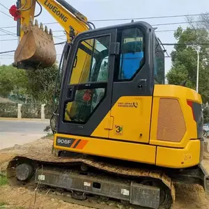 Pelleteuse sur chenilles bon marché 6 tonnes utilisée petite pelle originale LIUGONG 906F liugong906f avec de faibles heures