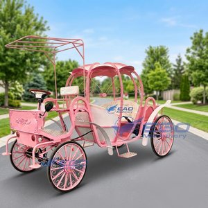 Chariot de chevaux à prix d'usine en gros, calèche de princesse, calèche de mariage de style européen, calèche citrouille, Cendrillon - Product Image 1