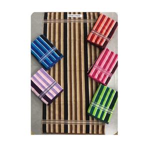 Balanced Weight Striped Terry <b>Towels</b> With 100% Cotton And Recycled Yarn For Fast <b>Drying</b> And Comfort - Product Image 1