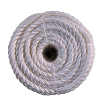 Tresse statique marine fluorescente 12mm*200m, 3 brins torsadés, en nylon et polyester PP, pour amarrage, escalade et traction, avec revêtement