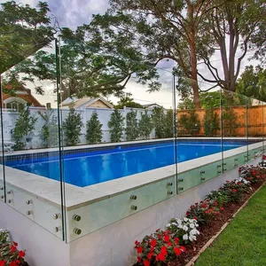 Swimming Pool Fence Tempered Glass Factory Direct Outdoor Flat Solid Pool Decoration CX Extra Clear Glass Small Panels T-crystal