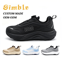 Chaussures de sport décontractées pour hommes, légères, à lacets, avec logo personnalisé, confortables et souples, style marche