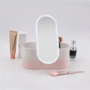 Custodia professionale per scatole portaoggetti per trucco cosmetico con luce a LED nuova scatola Organizer per trucco