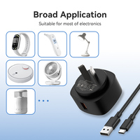 Chargeur USB-A Merryking CB S-mark homologué 5V 3A, chargeur 15W, adaptateur 5V 1A 2A, bloc chargeur 5V 2A pour Neon