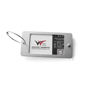 Etiqueta de Equipaje de Metal Personalizada con Diseño de Avión, de Aluminio Reciclable y Duradero, Venta al Por Mayor de Fábrica - Product Image 5