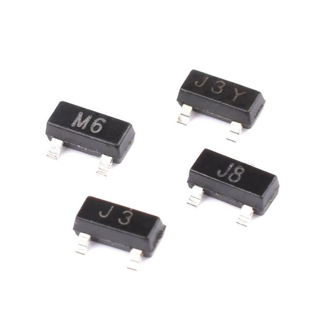 Original Brand S8050 J3Y SMD Transistor BC817/846/847/850/856/857/858/859/860A/B/C SOT-23