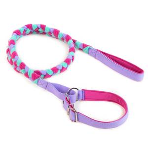 Jouets pour chiens colorés personnalisés, accessoires pour animaux de compagnie, <span class=keywords><strong>laisse</strong></span> <span class=keywords><strong>en</strong></span> polaire tressée 3-<span class=keywords><strong>en</strong></span>-1, parfaite pour les départs <span class=keywords><strong>en</strong></span> agilité - Product Image 5
