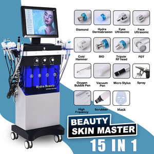 Appareil de soin du visage à l'oxygène, rajeunissement de la peau, resserrement du visage, hydrodermabrasion - Product Image 5