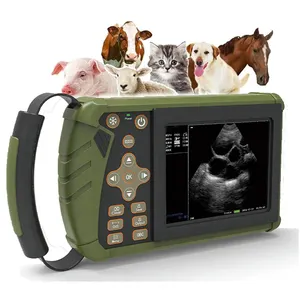 Máquina portátil de ultrassom para animais, preço barato de 5,6 polegadas, scanner de ultrassom para porcos, equipamento de ultrassom veterinário