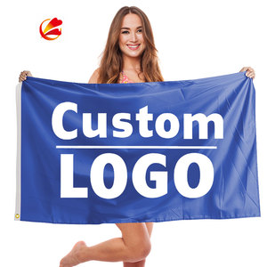 2025 Latest Custom Print High Quality 3x5ft Double Sided <strong>Flag</strong> With 2 Grommets For Promotional Logo Design