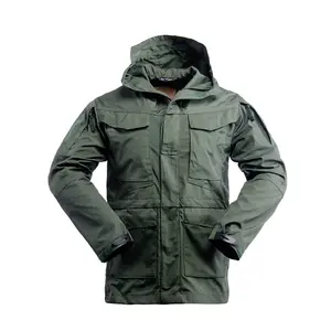 Отдых на природе мужские M65 куртки водонепроницаемый камуфляжное пальто костюмы 3 в 1 куртка из искусственной кожи pu ветровка зимняя одежда
