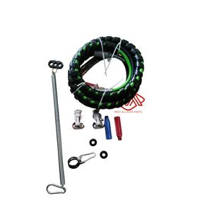 3-In-1 ABS Power Air Line Hose <span class=keywords><strong>Kit</strong></span> Airline Air Hose Wrap Semi Truck Air Lines Hose 12FT15FT 18 FT pour Semi Truck Tracteur Remorque - Product Image 2