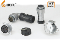 Weipu connecteur 200V 4Pin mâle femelle 5A/10A/30A métal câble circulaire connecteur IP67 étanche fil connecteur