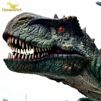 Tema dinozor parkı için yüksek kaliteli simülasyon robot dino modeli animatronic dinozor