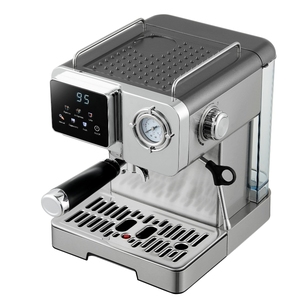 Máquina de <span class=keywords><strong>café</strong></span> espresso Café<span class=keywords><strong>Master</strong></span> Pro, cafetera de acero inoxidable de 1,6 litros con Espumador de leche automático - Product Image 1