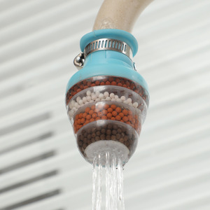 Faucet <b>Water</b> Filter With Maifan Stone Six Layer Purification Splash Proof Kitchen Sink Tap Head For Healthy <b>Drinking</b> <b>Water</b> - Product Image 2