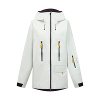 Nouveautés d'usine : Veste imperméable à coque rigide 20000 mm, coupe-vent, à capuche, avec fermeture éclair en tissu amovible pour adultes