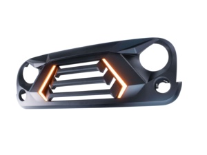N2 - <span class=keywords><strong>Calandre</strong></span> <span class=keywords><strong>Jeep</strong></span> <span class=keywords><strong>Angry</strong></span> Face 2022 avec clignotant ambre et lumière de griffe incluses pour les séries JK / JL / TJ - Product Image 3