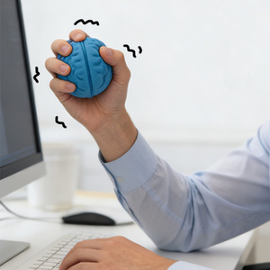 Juguete Sensorial <span class=keywords><strong>de</strong></span> Plástico y Silicona con Diseño <span class=keywords><strong>de</strong></span> Nogal Natural, Pelota Antiestrés <span class=keywords><strong>para</strong></span> Terapia <span class=keywords><strong>de</strong></span> Manos <span class=keywords><strong>para</strong></span> Niños, Alivio <span class=keywords><strong>de</strong></span> la <span class=keywords><strong>Ansiedad</strong></span> y la Atención Plena - Product Image 4