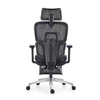 Nouveau design multifonction, dossier réglable et élévateur, châssis ergonomique de commande de fil, chaise de bureau en maille avec repose-pieds en option