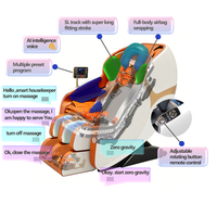 Silla de Masaje ZhiPin con Voz AI, 4D SL Track, Gravedad Cero, Airbag de Cuerpo Completo, Terapia de Calor, Fisioterapia Infrarroja, Cuero PU, CE