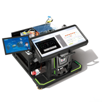 Controlador de Motor para Vehículos Eléctricos, Dispositivo de Entrenamiento Práctico en Metal con Software de Simulación y Configuración de Fallas