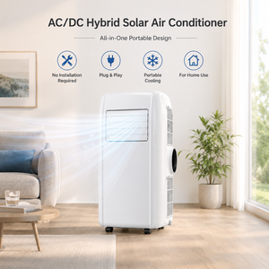 เครื่องปรับอากาศไฮบริด 48V รุ่นยอดนิยมสำหรับบ้านสมัยใหม่ ไม่ต้องติดตั้ง ประหยัดพลังงาน ระบบปรับอากาศแบบพกพา ให้ประสบการณ์สุดยอด - Product Image 1