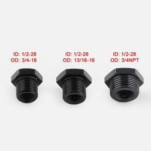 Reductor de Filtro de Aceite de Acero Resistente, Conector de Transición de Aceite de Motor con Rosca Interna de 1/2-28 a Rosca Externa de 3/4 NPT para Tuberías de Alta Presión - Product Image 2