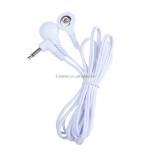 Kabel medis, tahan lama 150cm PVC Foil tembaga TENS EMS kawat timbal puluhan kawat elektroda Kelas <span class=keywords><strong>I</strong></span> perangkat medis - Product Image 3