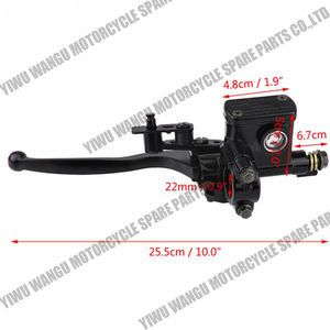 Levier de <span class=keywords><strong>frein</strong></span> et d'embrayage maître <span class=keywords><strong>cylindre</strong></span>, <span class=keywords><strong>50cc</strong></span>, 110cc, 150cc, 200CC, Quad, pour vélo, ATV, pièces de moto en alliage d'aluminium - Product Image 6