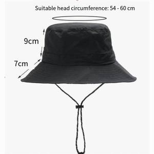 Chapeau de soleil <span class=keywords><strong>d</strong></span>'extérieur personnalisé avec logo, pliable, protection solaire UPF 50+, large bord, pour homme, été, plage - Product Image 4