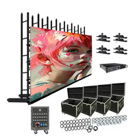 DJ-Pult Gebogene P2.9 Flexible LED-Videowand 500x500mm Mietpanel für Nachtclub-Event-Displays