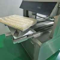 Trancheuse à Baguettes Électrique Automatique Commerciale 5 tranches/min, Machine de Découpe Industrielle en Acier Inoxydable pour Boulangerie avec Fonctions Multiples