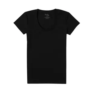 きちんとした女性のスウェットプルーフシャツ-特許取得済みの通気性テクノロジーを備えたプレミアム95% コットン5% スパンデックスTシャツ