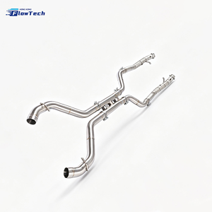 ท่อลงสแตนเลส T304 คุณภาพสูง FlowTech สำหรับ Mercedes AMG SL63 R231 5.5L V8 ขัดเงาแบบกระจก ไหลเวียนดี - Product Image 6