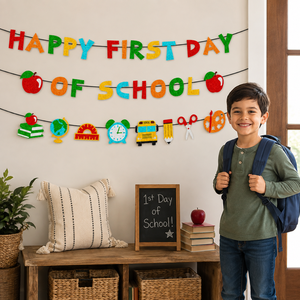Pafu <span class=keywords><strong>Kids</strong></span> - Decoración para Colgar en el Aula para el Regreso a Clases, Diseño de Autobús Escolar, Juego de Pancartas - Product Image 2