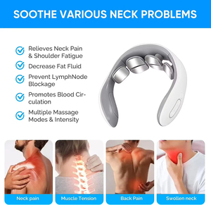 Hot New thông minh sạc xách tay u-loại điện tử xung để làm giảm mệt mỏi và thúc đẩy lưu thông máu cổ massager - Product Image 5