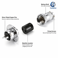 Connecteur de câble aviation GX20, série à bride mâle-femelle, 2 à 15 broches pour système audio