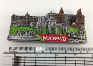 Imán 3D <span class=keywords><strong>de</strong></span> resina para nevera <span class=keywords><strong>Madrid</strong></span>, España Recuerdo <span class=keywords><strong>de</strong></span> viaje Artesanía <span class=keywords><strong>de</strong></span> resina Artesanías <span class=keywords><strong>de</strong></span> resina - Product Image 4