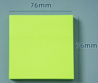 Blocs-notes adhésifs pour messages de bureau scolaire, vente en gros, peuvent être collés, blocs-notes adhésifs de couleur, durables