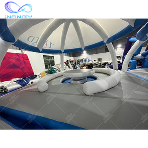 Infinity Floating Dock Play Water <span class=keywords><strong>Pub</strong></span> flotante con tienda de diseño personalizado Party Inflable Island Platform Bar para adultos - Product Image 2