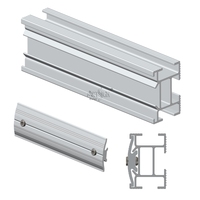 Supports de montage de rail solaire en aluminium, longueur personnalisée, anodisés 6005-T5, rail de support pour module PV, directement de l'usine |   Art Sign