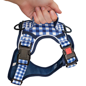 快適なステップイン式犬用ハーネス、頑丈で反射素材付き、アクティブなペットのための簡単操作ハンドル付きファッションハーネス - Product Image 2