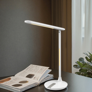 Ánh sáng tự nhiên <span class=keywords><strong>LED</strong></span> bàn đèn điều khiển cảm ứng đơn giản đương đại cơ sở phong cách đèn bàn điều chỉnh nhiệt độ màu chống Flash - Product Image 1