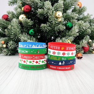 Kreatives Weihnachts-Silikonarmband mit Cartoon-Muster, Gummiarmband für Kinder, Feiertagsparty-Dekoration und Geschenk - Product Image 6