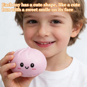Dumpling Squishy Squeeze Toys Smile Face Dumpling Anti-Stress Ball Soft <b>Fidget</b> Mystery Squishy Tabas Bun Slow Rebound Sqush Toys - Product Image 6